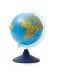 Глобус Земли физический рельефный с подсветкой от батареек, D=21см.