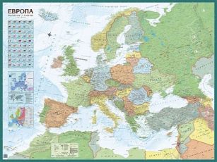 94055 - Политико-административная карта Европы
