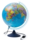Глобус Земли политический рельефный, с LED-подсветкой, диаметр 32 см 